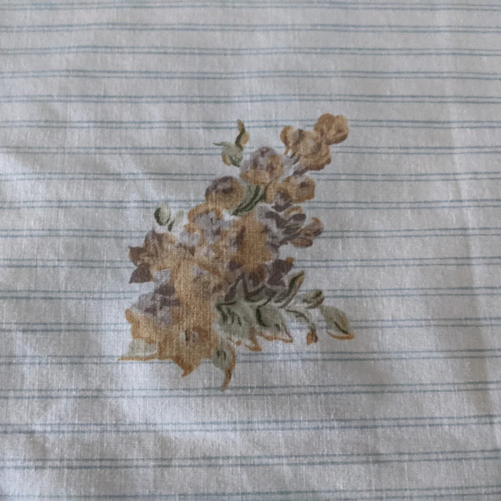 Vintage Gloria Vanderbilt Cottage Rose Twin Bedding